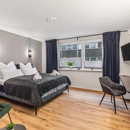 公寓 Modernes 2 Mit Balkon, Zentrale Lage 不莱梅