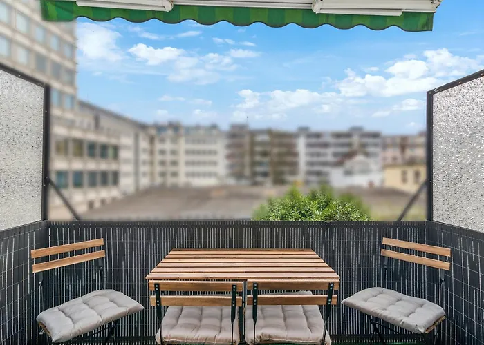 公寓 Modernes 2 Mit Balkon, Zentrale Lage 不莱梅